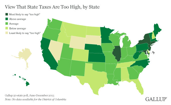 state tax opinion map